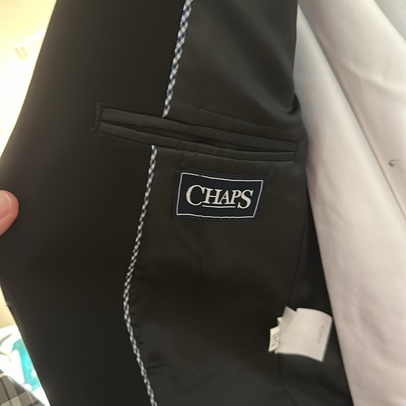 NWT- Chaps Performance Series Black Blazer, Boy’s Size 18 - Picture 3 of 4